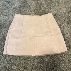 pacsun suede like material skirt